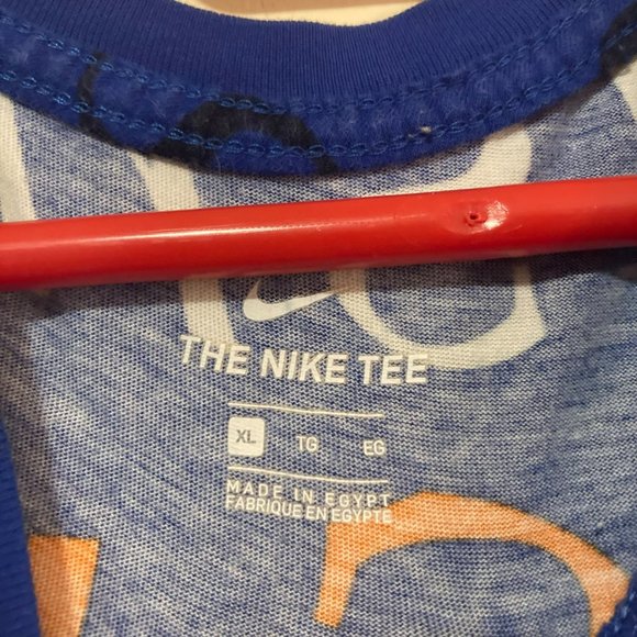 The Nike Tee Blue Orange Just Do It Graphic Tee Size XL - Picture 3 of 4